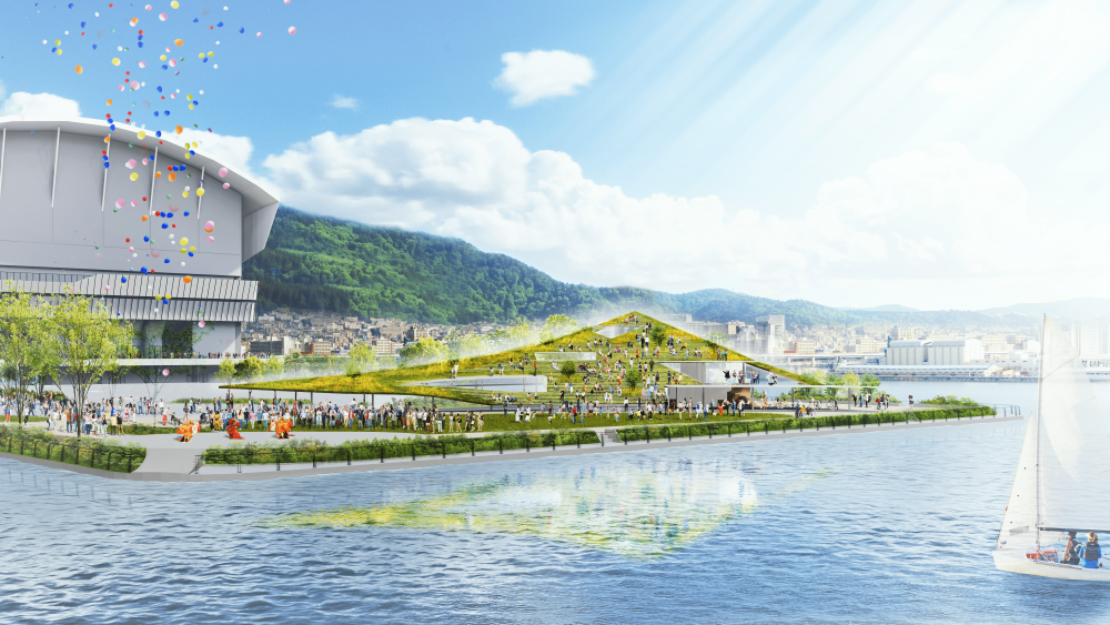 神戸ウォーターフロント新エリア「TOTTEI PARK」の着工開始
