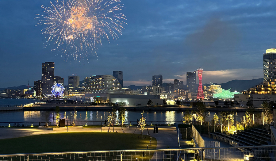 HARBOR BEER SITE 2025 』で神戸港と花火を一望できる「緑の丘」特別